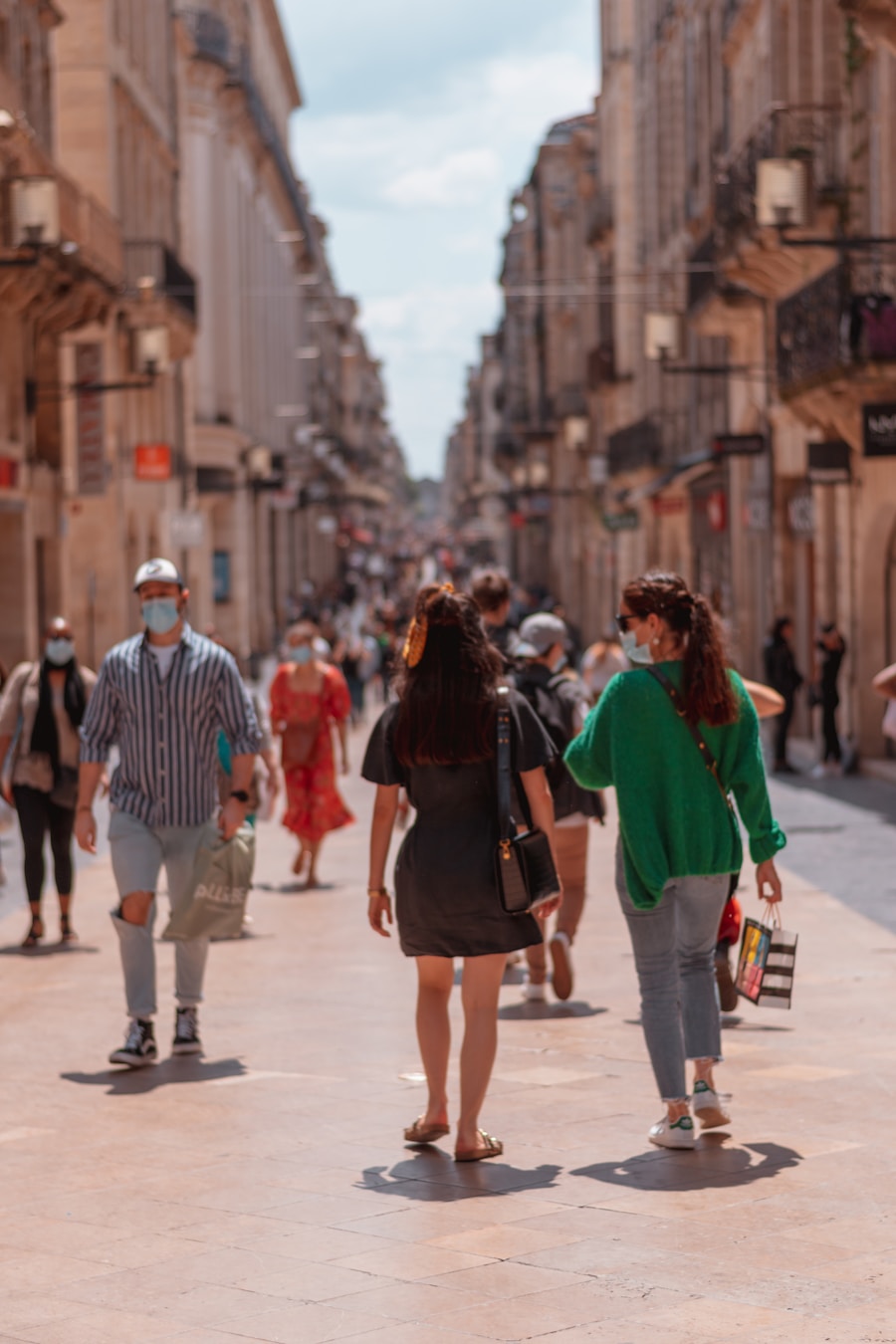 Rue Sainte-Catherine à Bordeaux